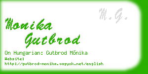 monika gutbrod business card